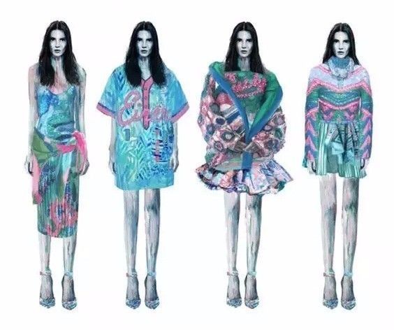 海外藝術(shù)院校的服裝效果圖 創(chuàng)意、概念與視覺的碰撞